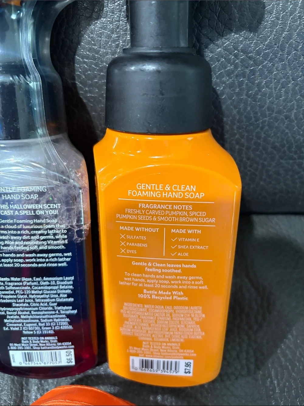 Bath and body works Halloween soap set and tote